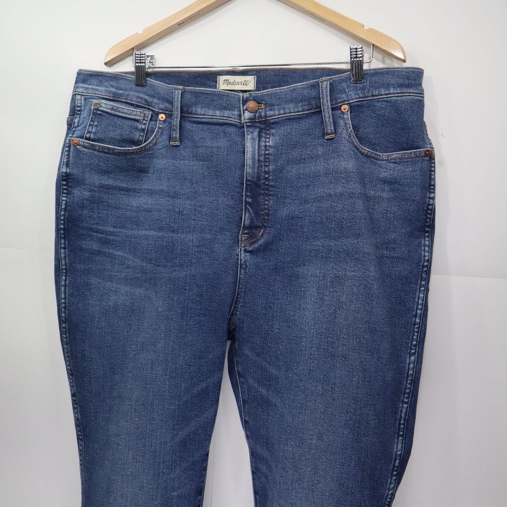 - Madewell Women’s Jeans Petite 10" High Rise  skinny blue 35p - Picture 5 of 16